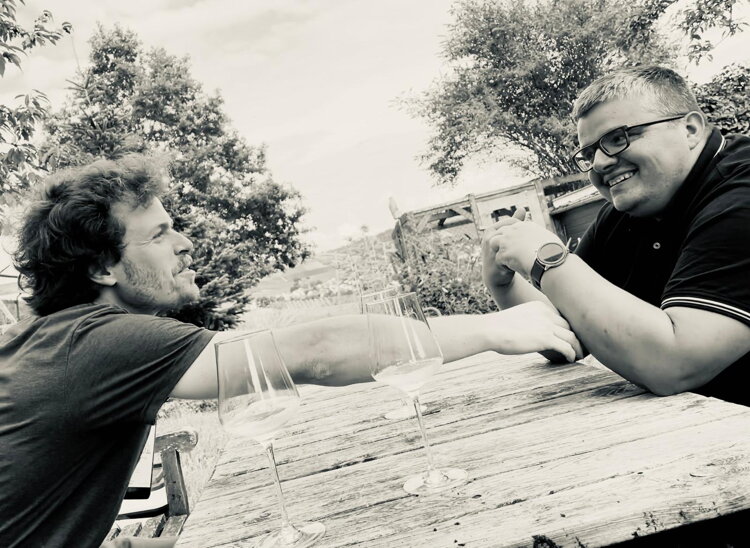 Johannes Weber a MIchal Behun stretnutie na saar-e