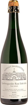 Hofgut Falkenstein / Sekt Spätburgunder Rosé Brut Nature
