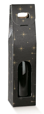 Obal na víno Galaxy Black  / 1 fľaša