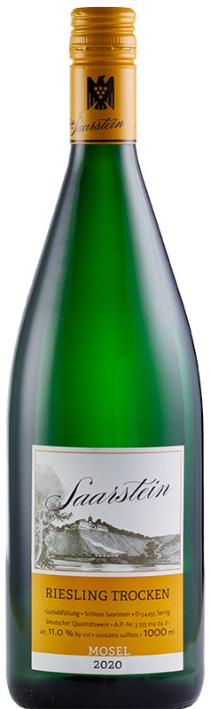 Schloss Saarstein / Riesling Gutswein 1 Liter, suché Schloss Saarstein / Riesling Gutswein 1 Liter, suché